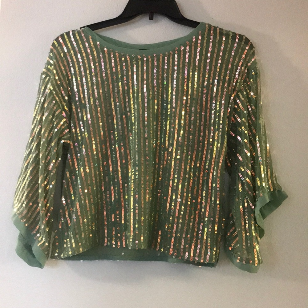 Sequin top